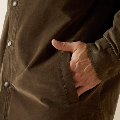 Retro Corduroy Shirt Jacket - US 8969
