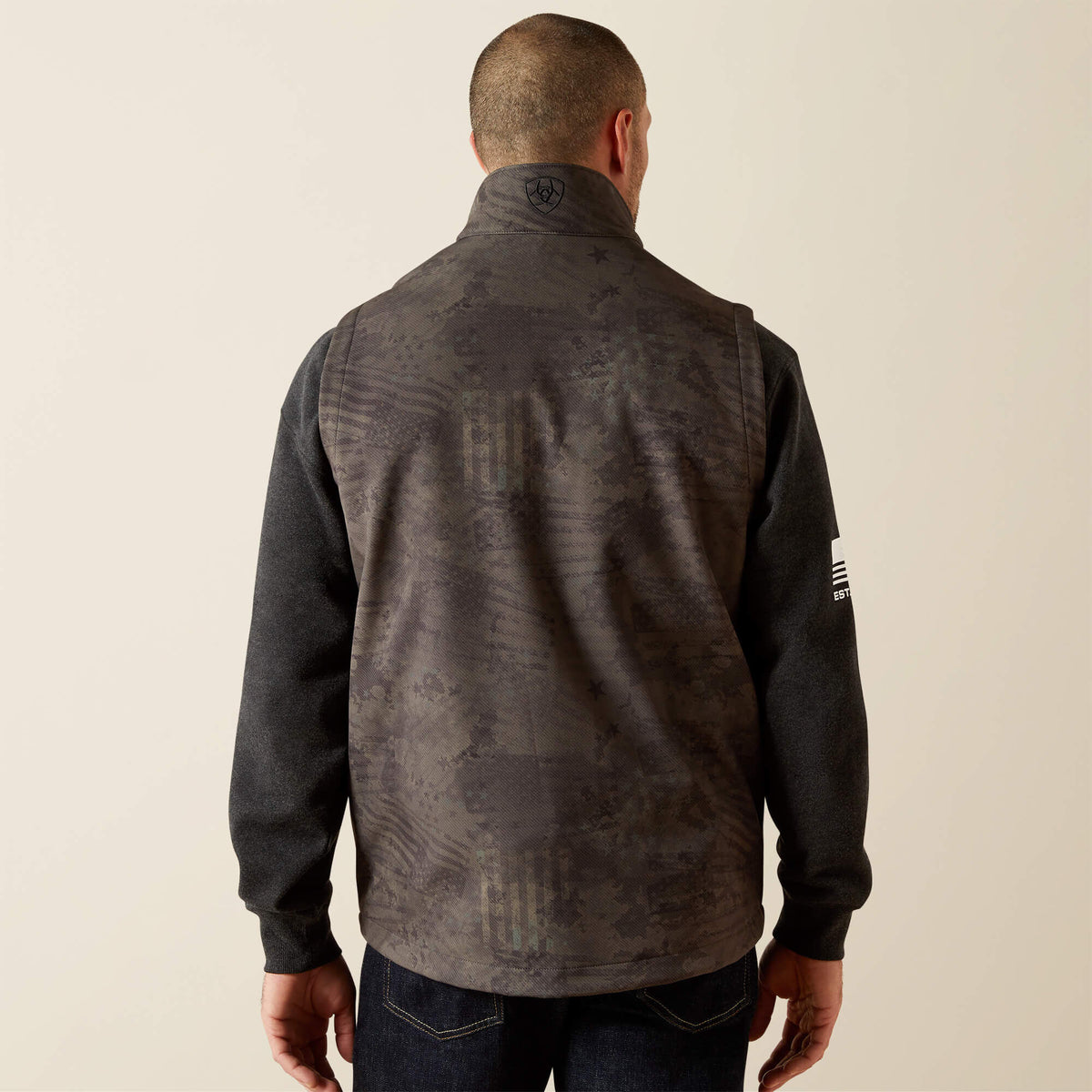 Patriot Flag Softshell Vest - US 8273