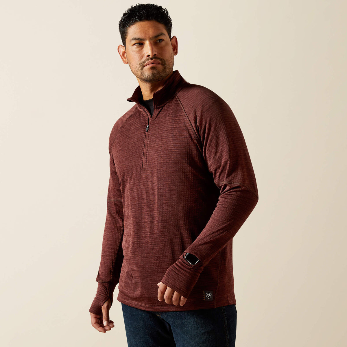 Rebar Gridwork Baselayer 1/4 Zip T-Shirt - US 4013