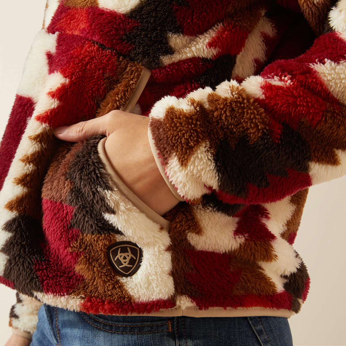 Berber Snap Front Sweatshirt - US 6927