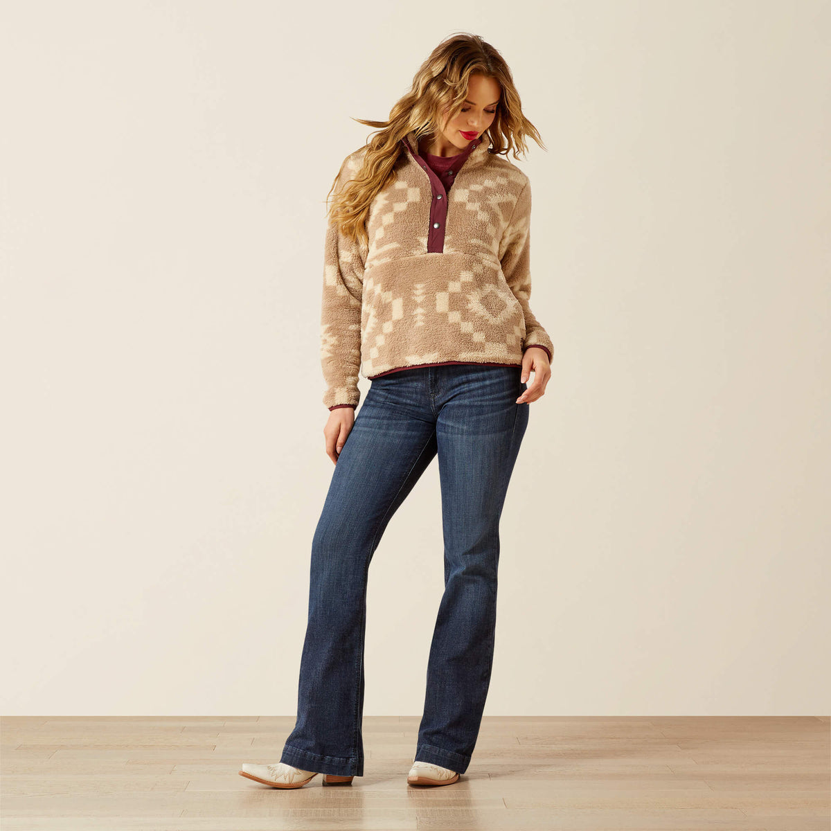Berber Snap Front Sweatshirt - US 5401