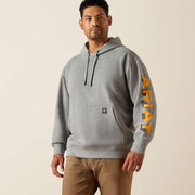 HEATHER GREY|REBAR ORANGE