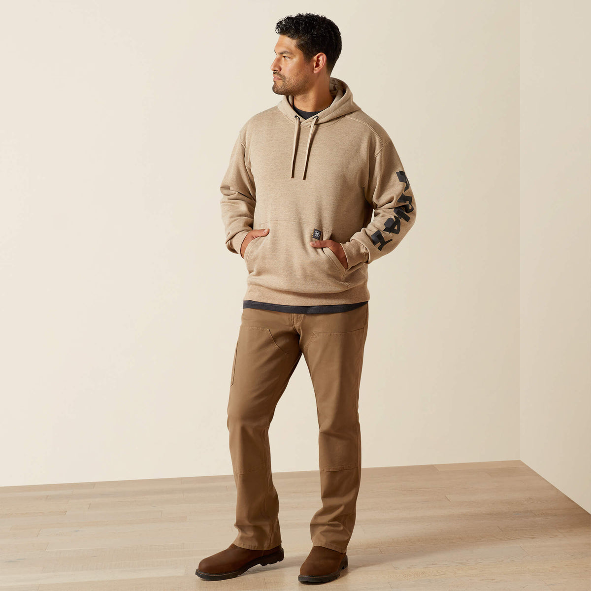 Rebar Lightweight Logo Hoodie - US 6105