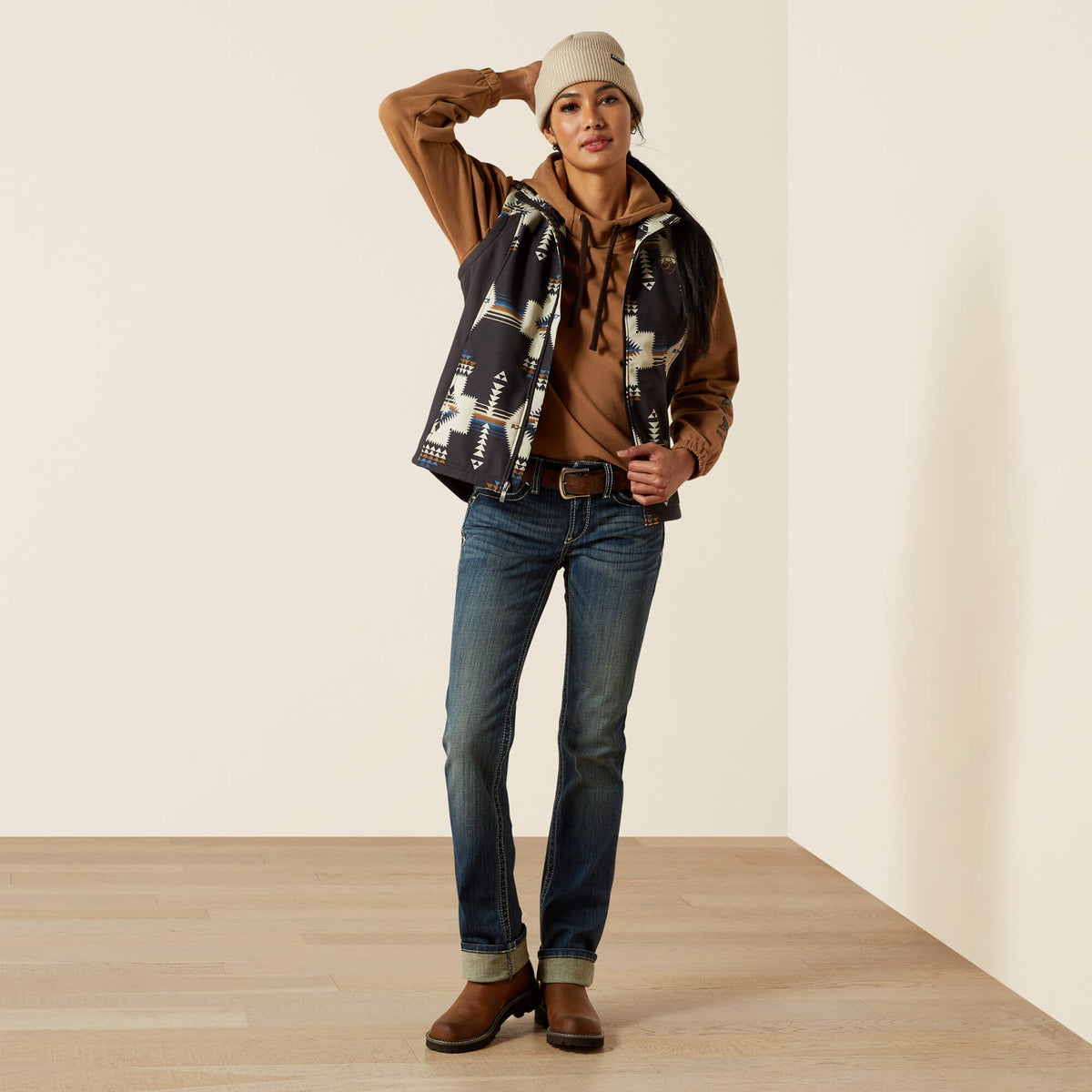 Ariat Logo Softshell Print Vest - US 6449