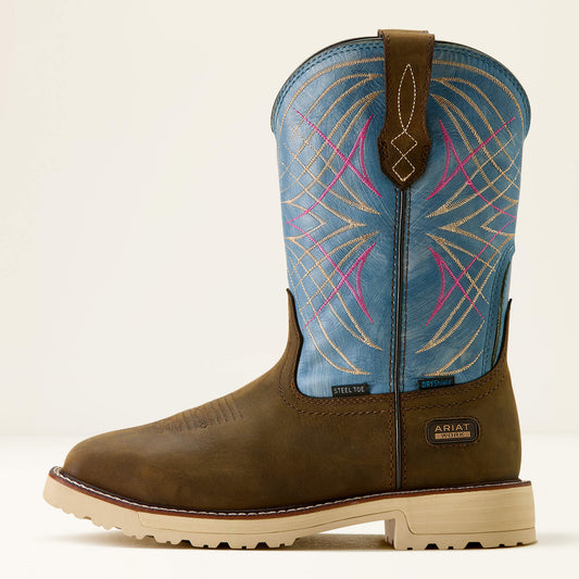 Activator Waterproof Wide Square Toe Steel Toe Work Boot - US 1797
