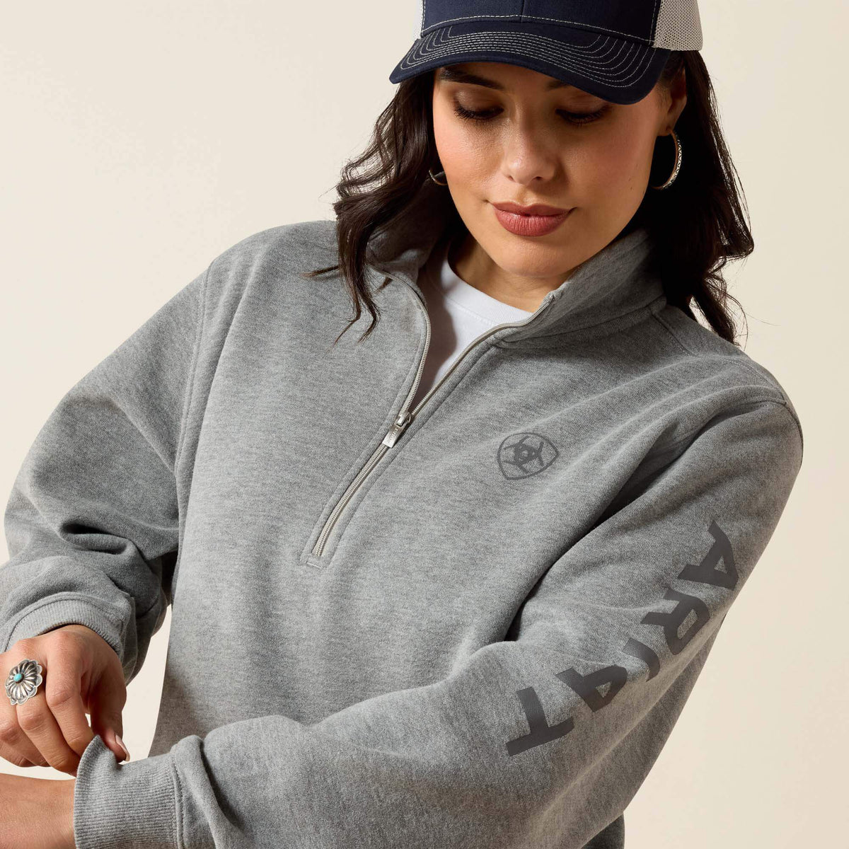 Foundation Logo 1/2 Zip Sweatshirt - US 1501