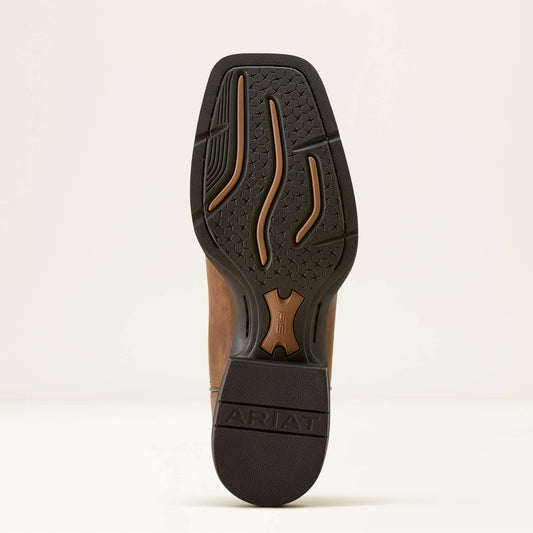 Sport Steer Skull Wide Square Toe Cowboy Boot - US 7590