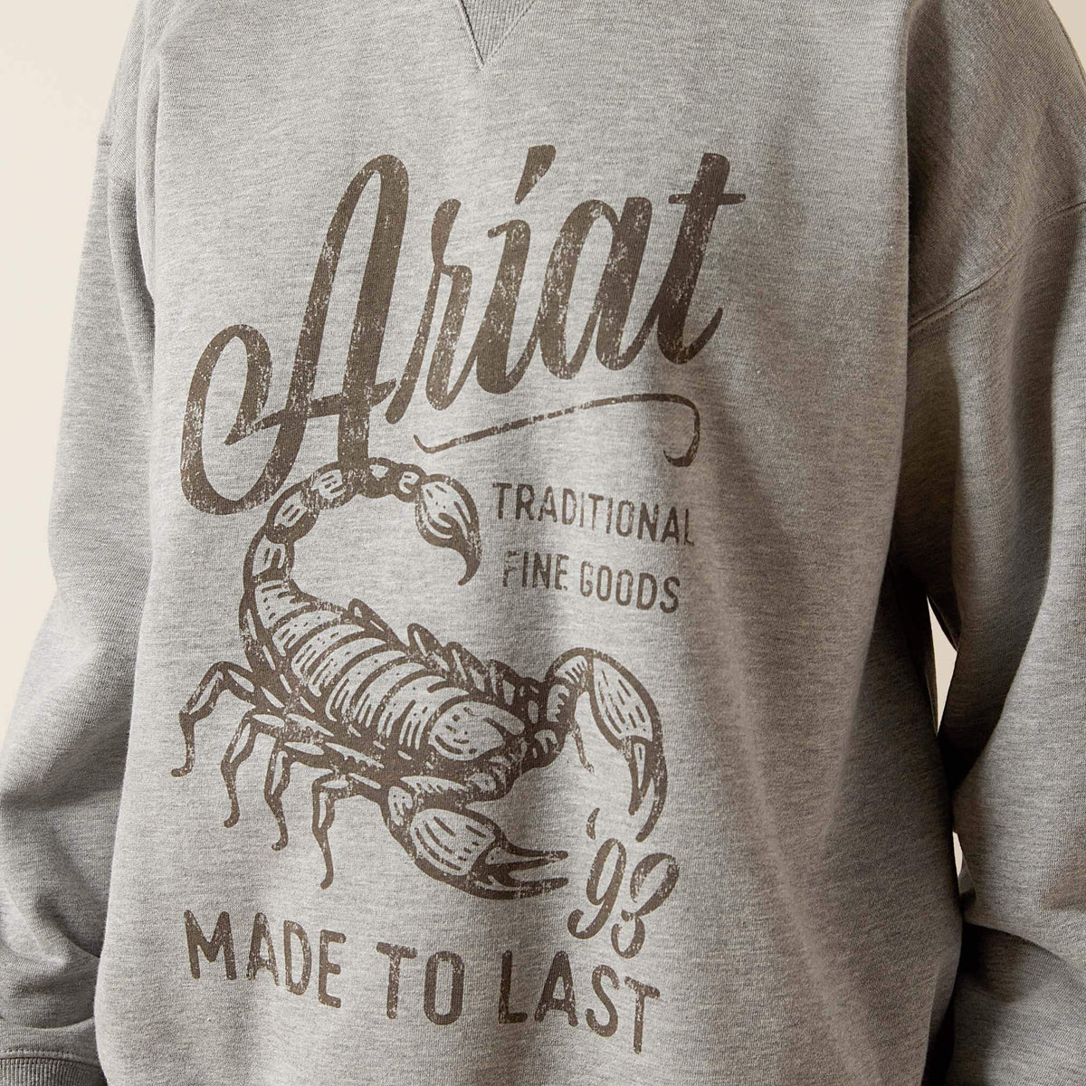 Scorpion Script Oversized Sweatshirt - US 1434