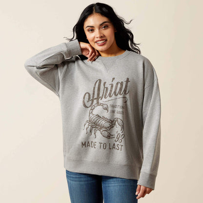 Scorpion Script Oversized Sweatshirt - US 1434