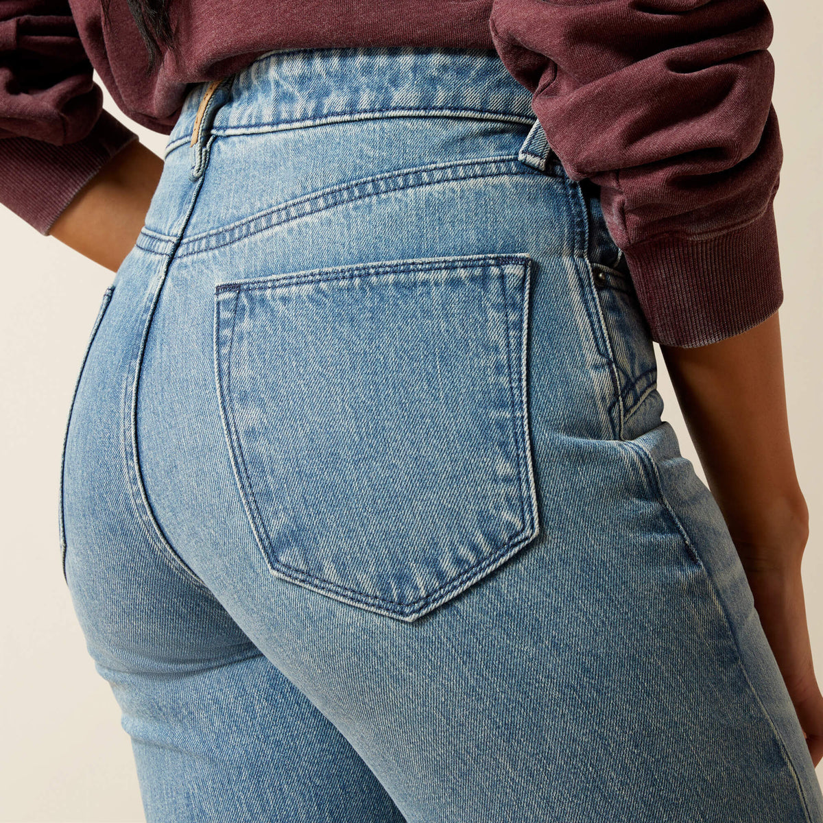 Ultra High Rise Cheyenne Yoke Tomboy Straight Leg Jean - US 0455