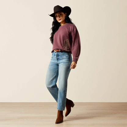 Ultra High Rise Cheyenne Yoke Tomboy Straight Leg Jean - US 0455