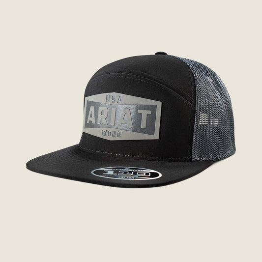 Ariat Work Leather Badge Snapback Cap - US 0305