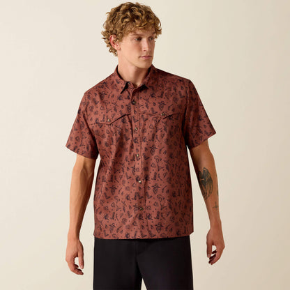 Printed VentTEK Western Yoke Classic Fit Snap Shirt - US 6676