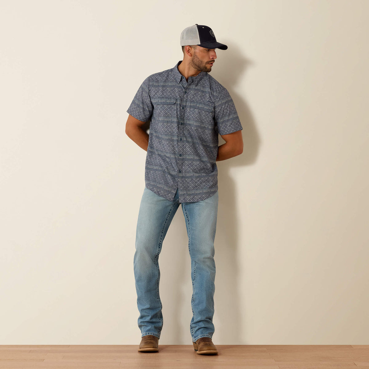 Printed VentTEK Outbound Fitted Shirt - US 4698