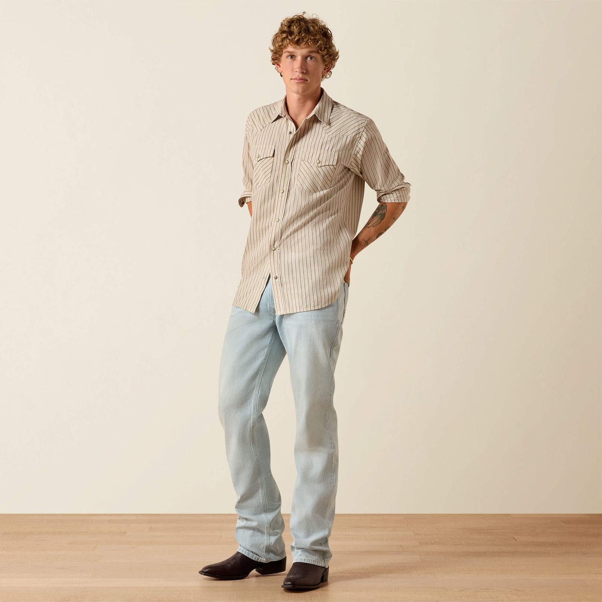 Retro Hesper Fitted Snap Shirt - US 4102