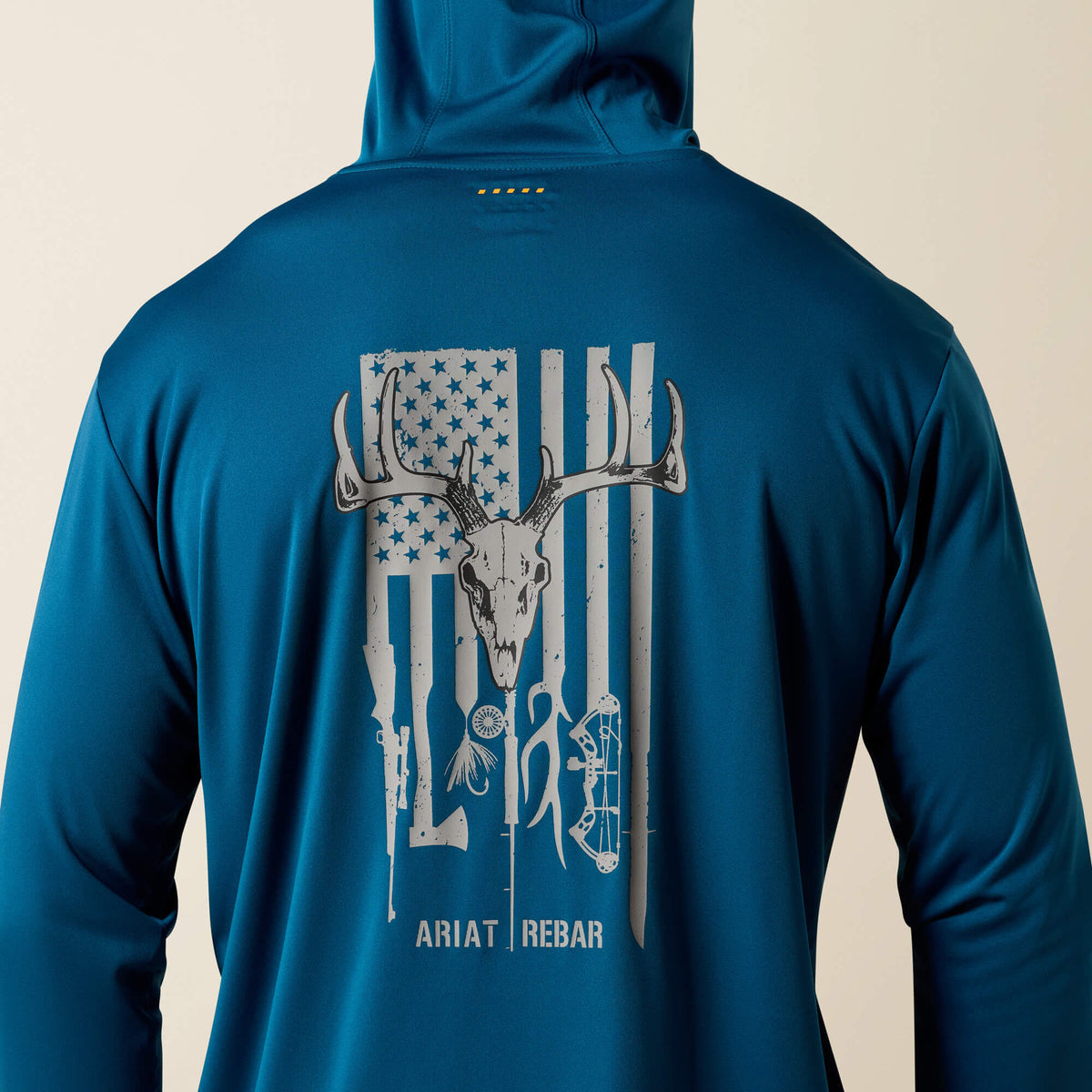 Rebar Sunblocker Outdoor Hooded Classic Fit Long Sleeve T-Shirt - US 6135
