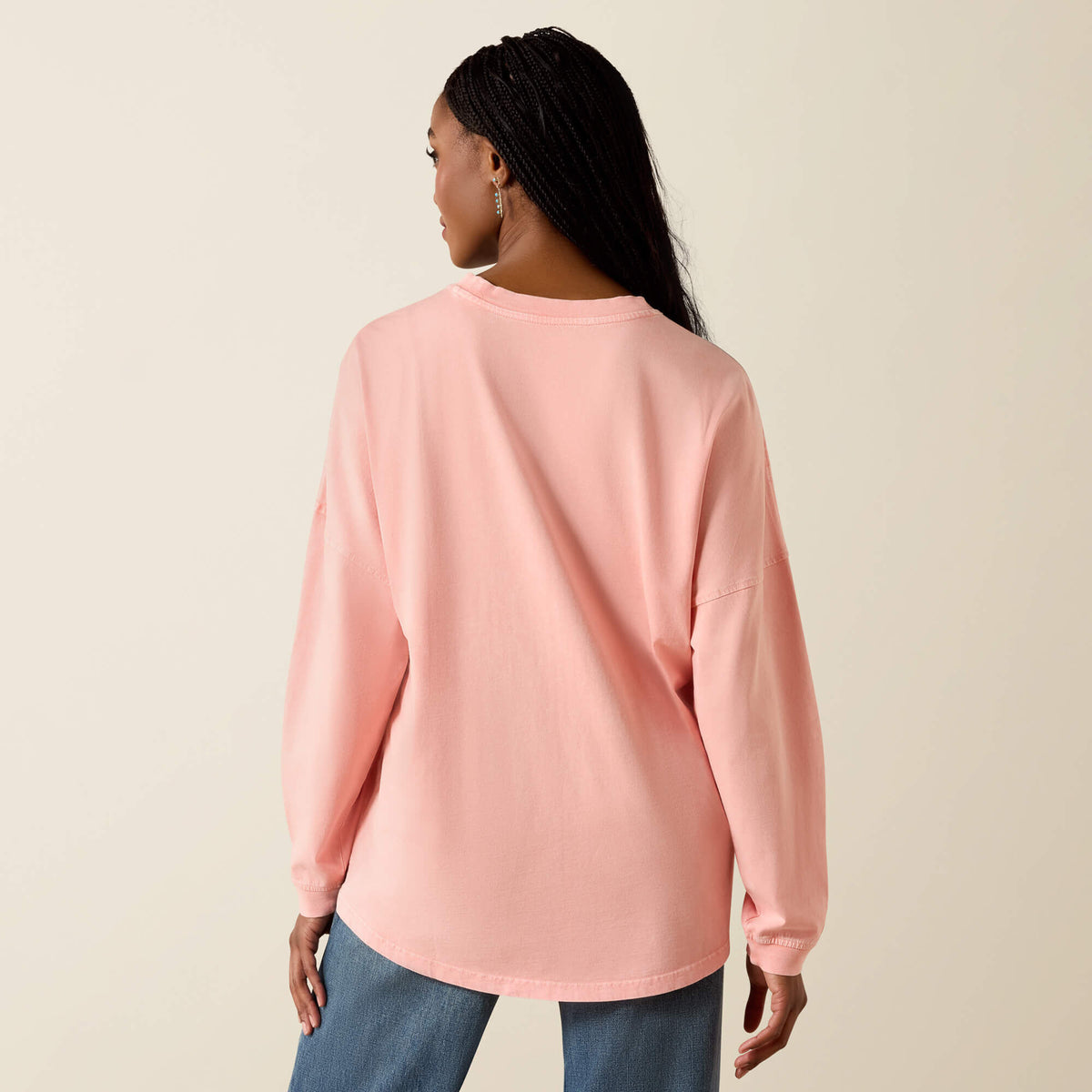 Canvas Oversized Long Sleeve T-Shirt - US 5557