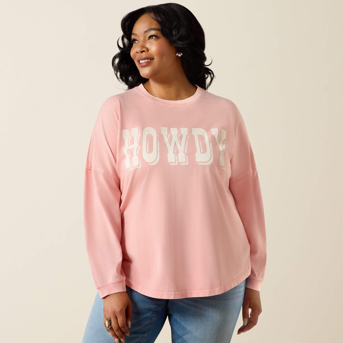 Canvas Oversized Long Sleeve T-Shirt - US 5557