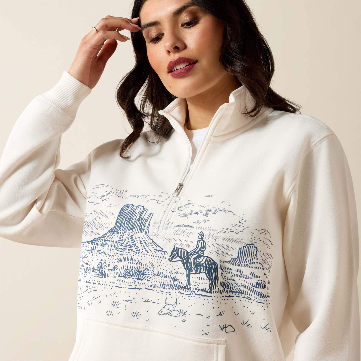 Traveler 1/2 Zip Sweatshirt - US 2828