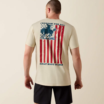 Ariat Split Freedom Painted Classic Fit T-Shirt - US 4073