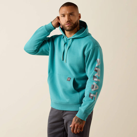Rebar Lightweight Logo Hoodie - US 7509