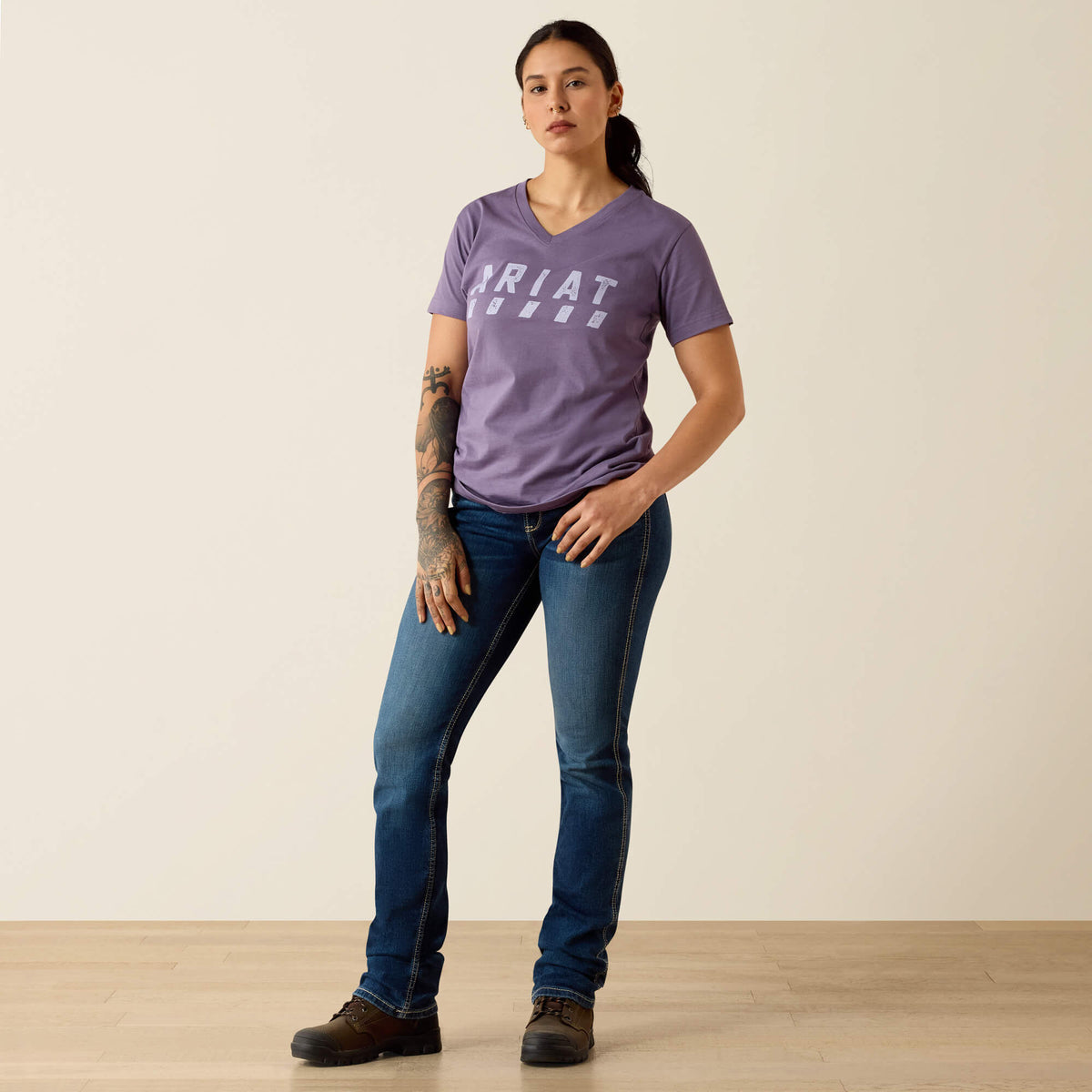 Rebar Cotton Strong Logo T-Shirt - US 7697