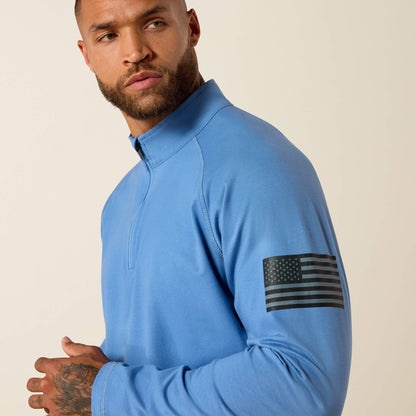 FR Combat Stretch Patriot 1/4 Zip Work Shirt - US 1726