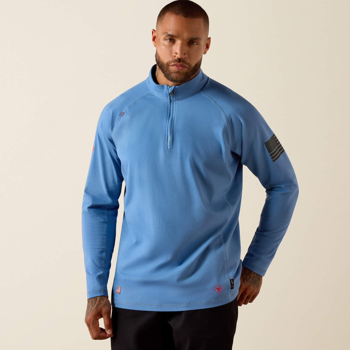 FR Combat Stretch Patriot 1/4 Zip Work Shirt - US 1726