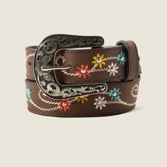 Embroidery Flowers Belt - US 9717