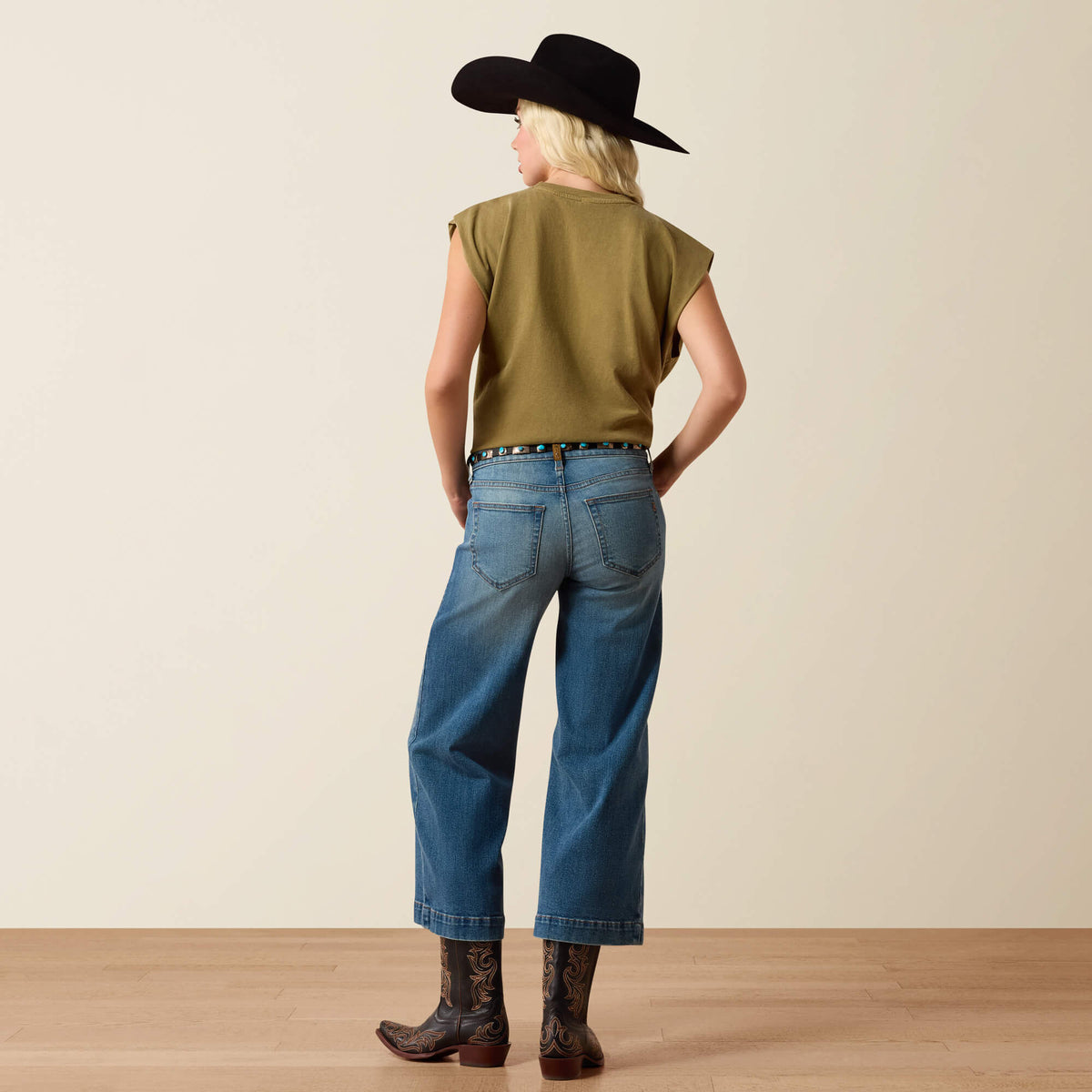 Perfect Rise Jazmine Wide Leg Crop Jeans - US 5902