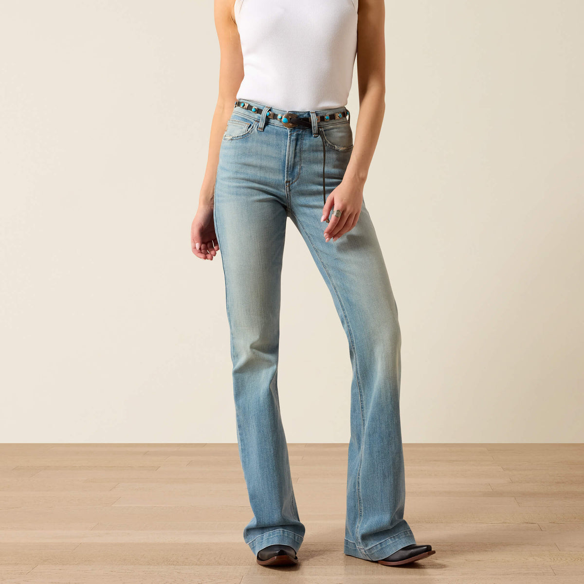 High Rise Marnie Slim Trouser Jeans - US 9871