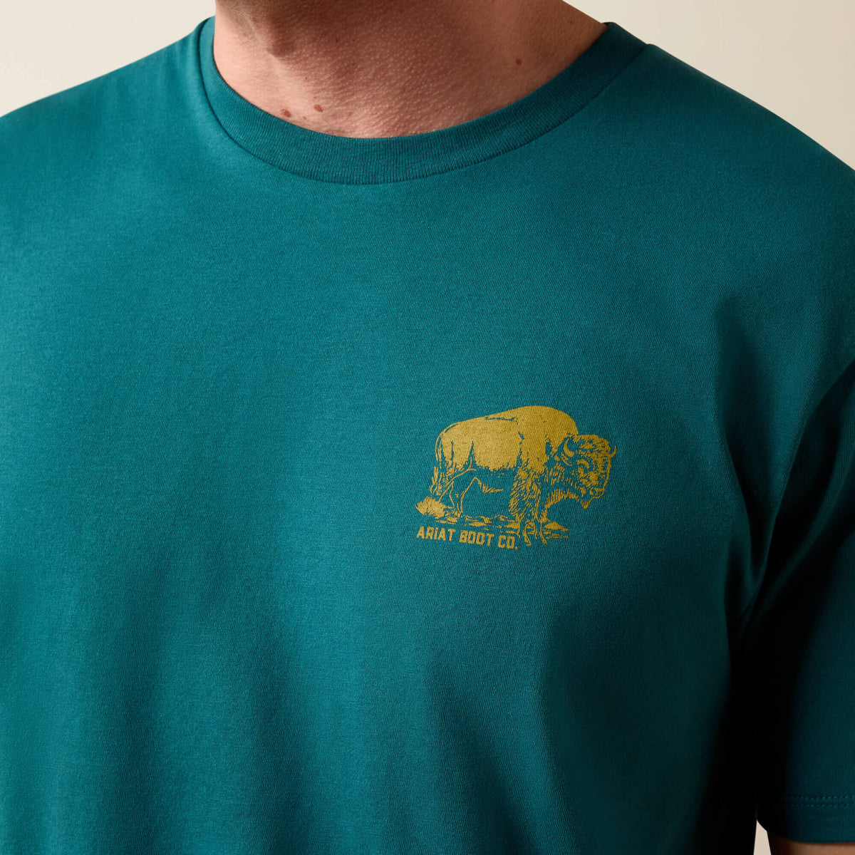Ariat Bison Wander Flag Classic Fit T-Shirt - US 9482