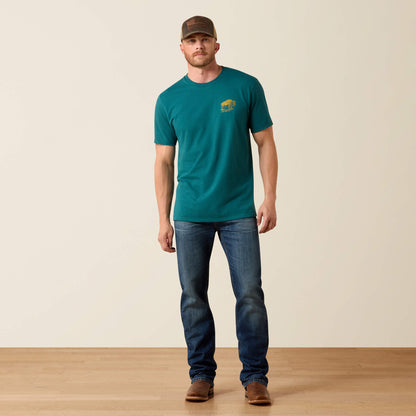 Ariat Bison Wander Flag Classic Fit T-Shirt - US 9482