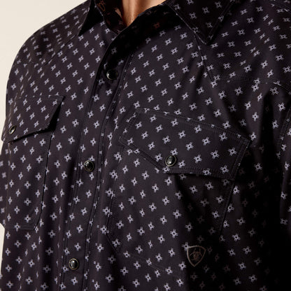 Printed VentTEK Western Fitted Snap Shirt - US 2299