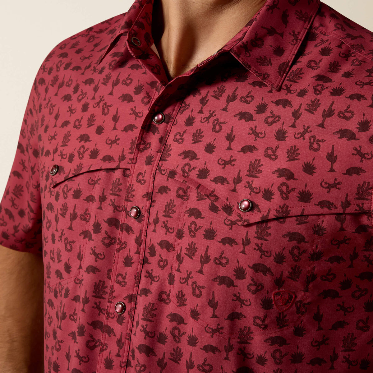 Printed VentTEK Western Yoke Classic Fit Snap Shirt - US 2073