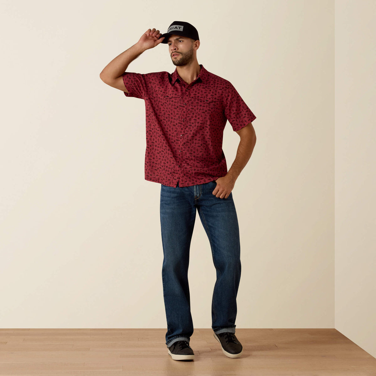 Printed VentTEK Western Yoke Classic Fit Snap Shirt - US 2073