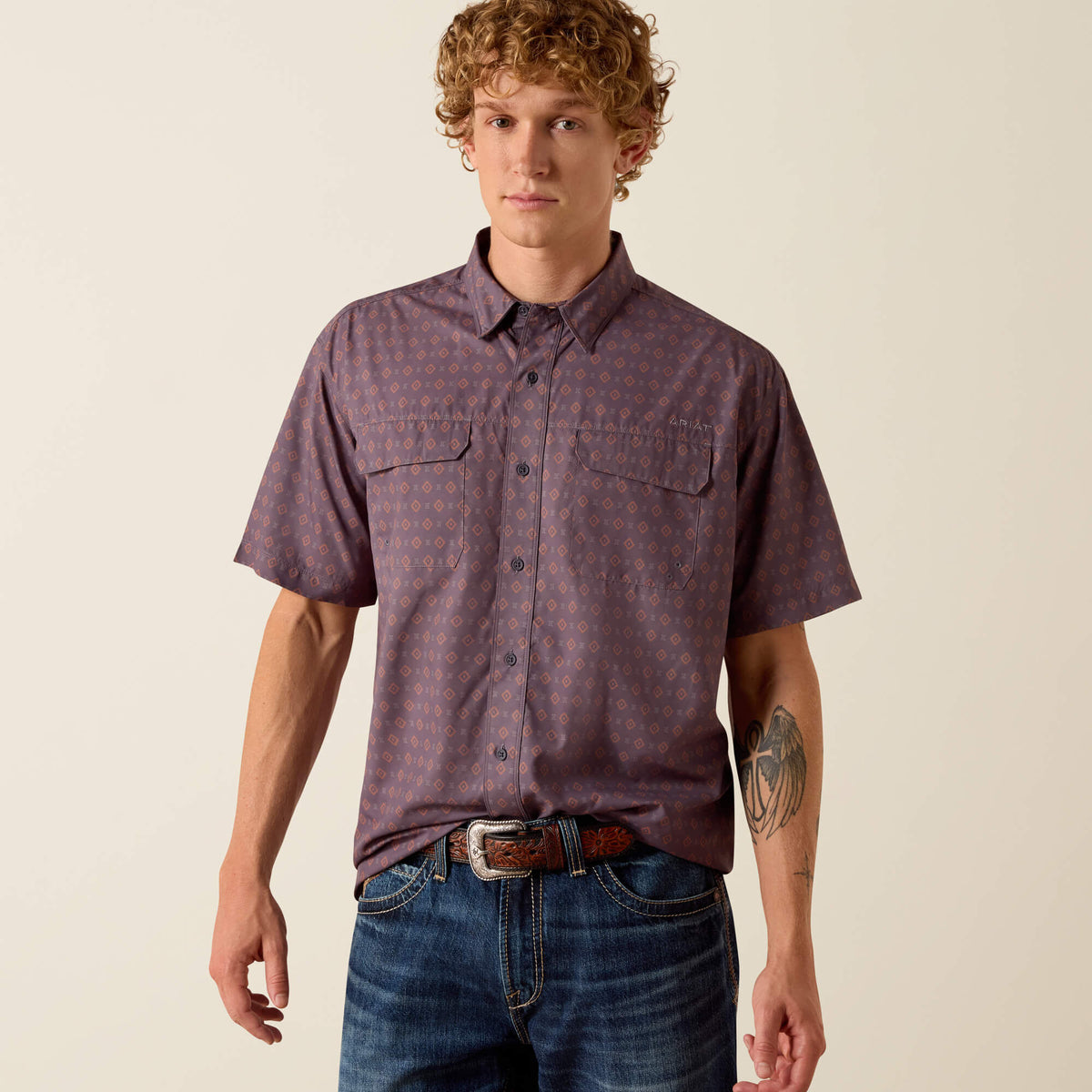 Printed VentTEK Outbound Classic Fit Shirt - US 2996