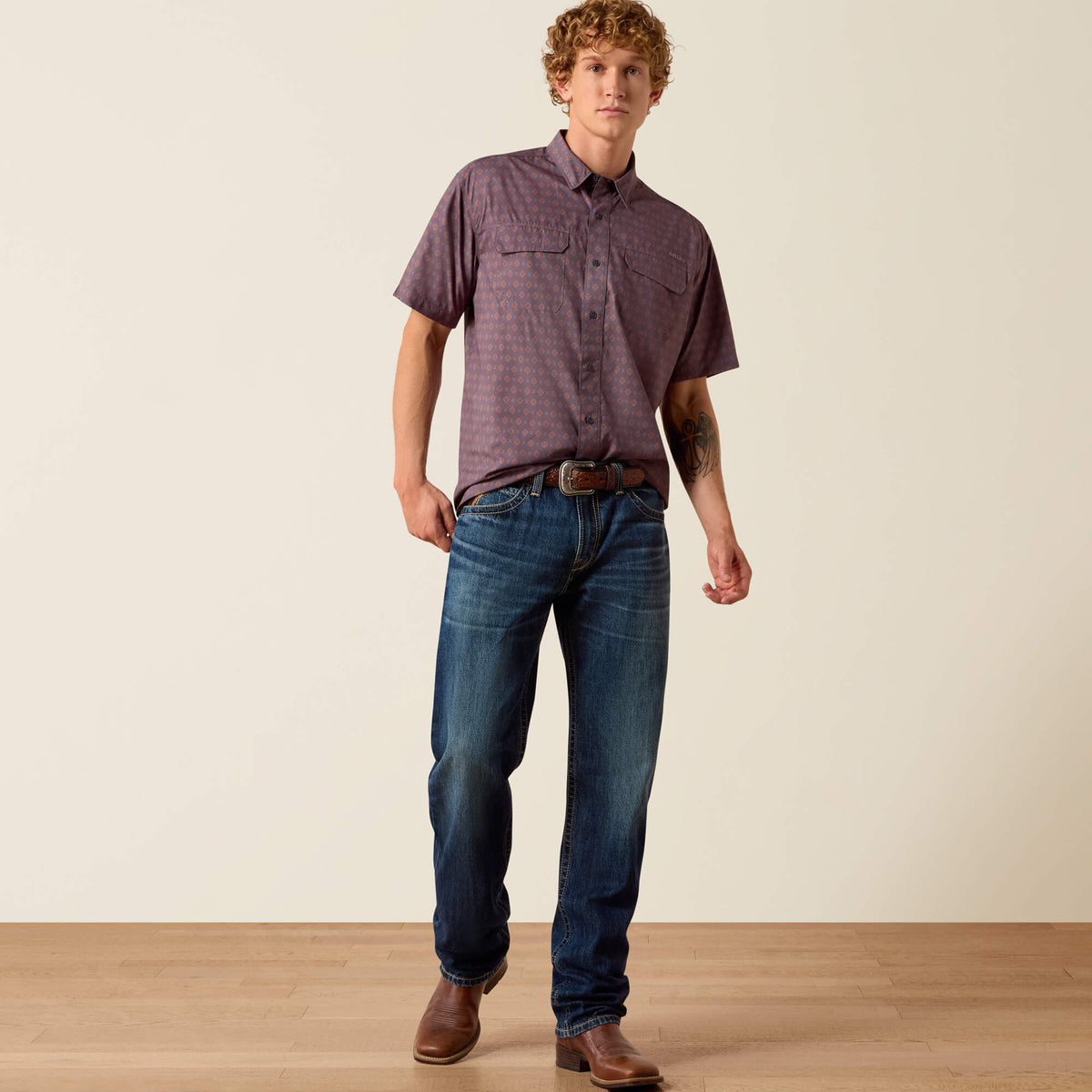 Printed VentTEK Outbound Classic Fit Shirt - US 2996