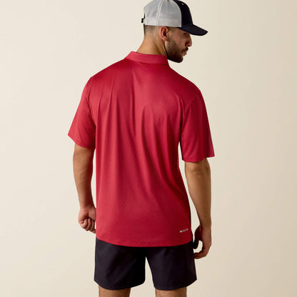 Printed 360 Airflow Classic Fit Polo - US 7394