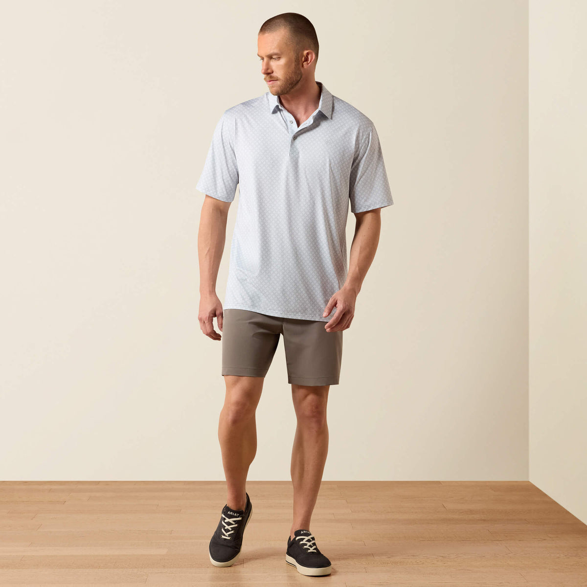 Printed 360 Airflow Classic Fit Polo - US 5087