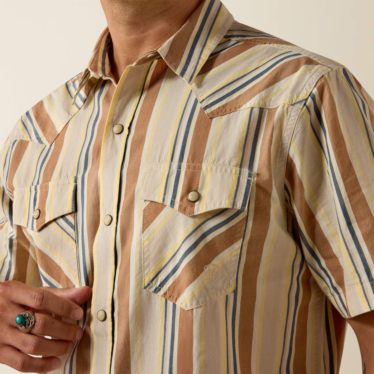 Retro Hawthorne Fitted Snap Shirt - US 5268