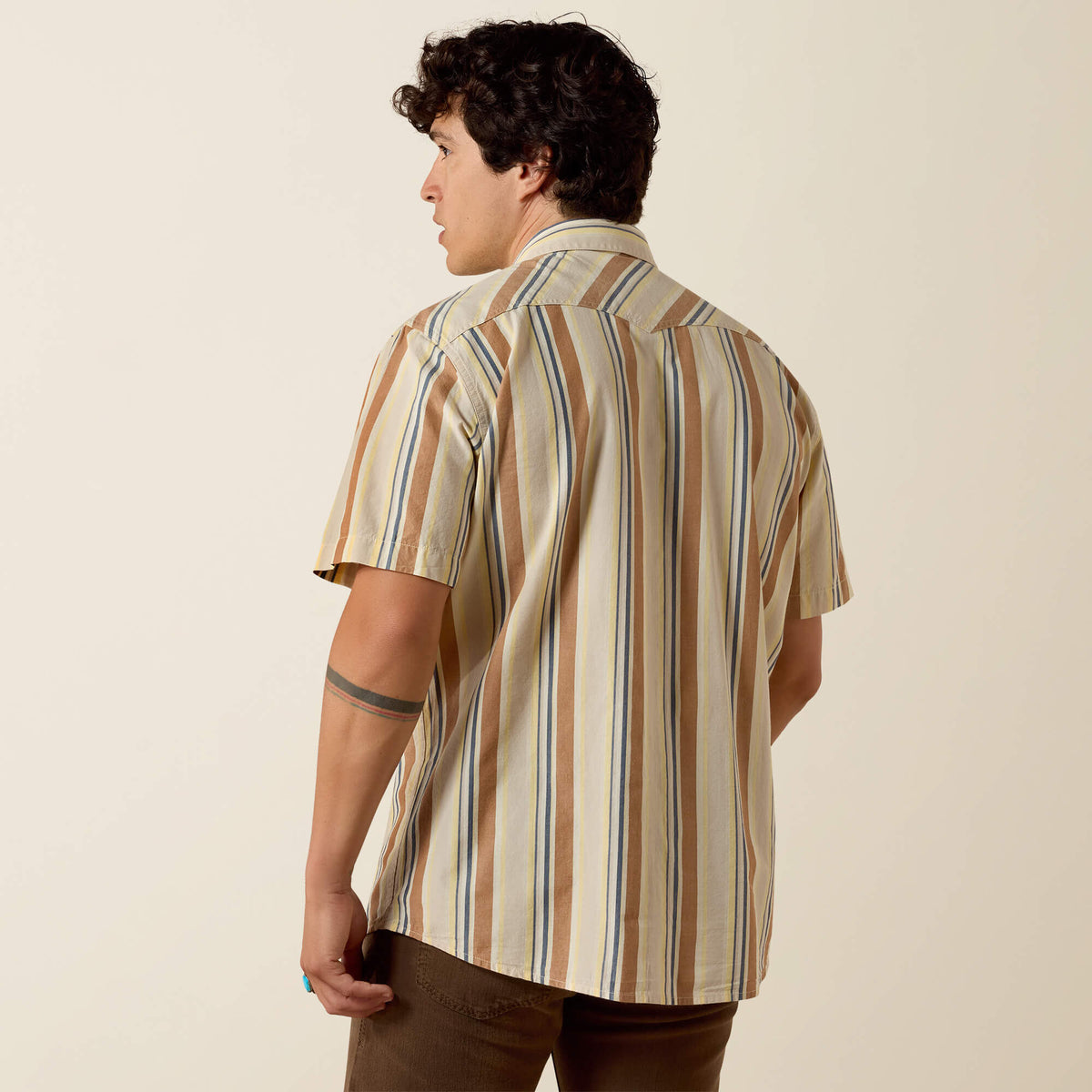 Retro Hawthorne Fitted Snap Shirt - US 5268