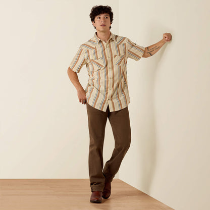 Retro Hawthorne Fitted Snap Shirt - US 5268