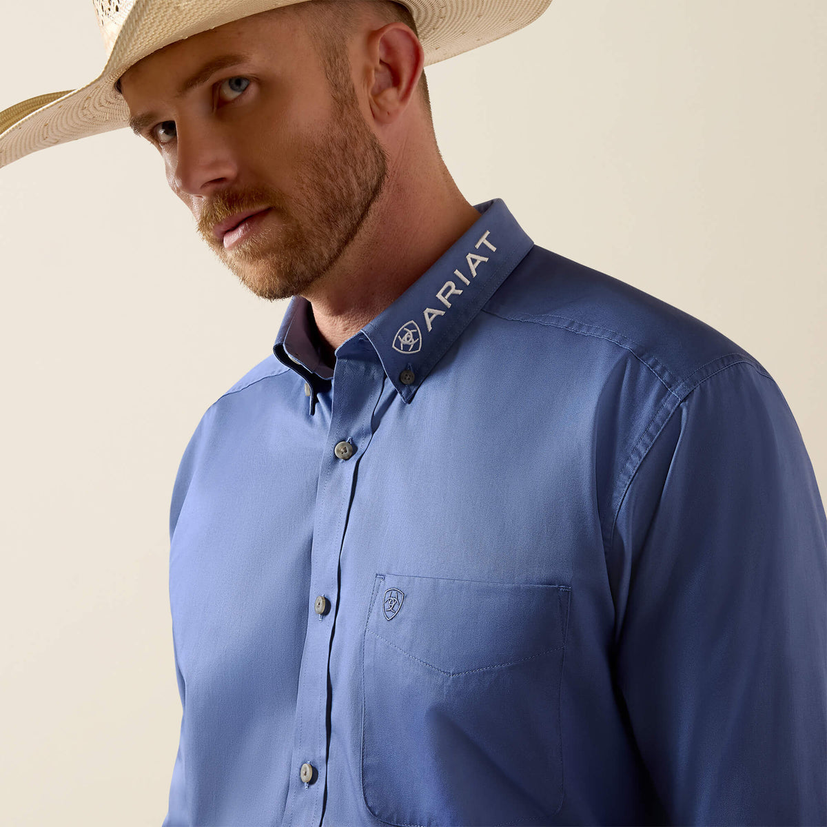 Team Logo Standard Twill Classic Fit Shirt - US 8346