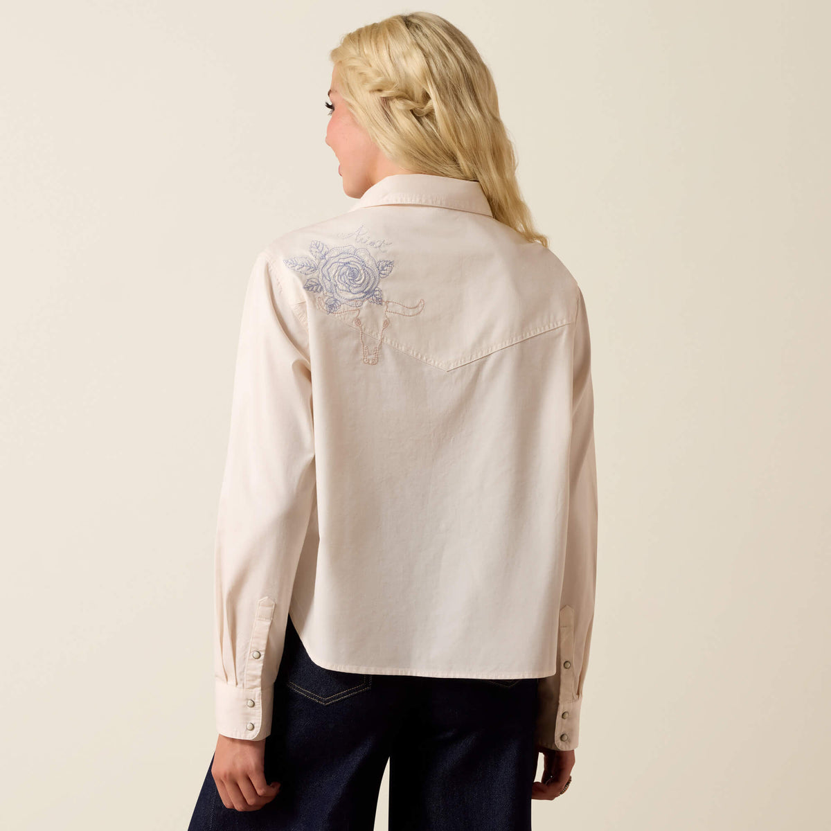 Ashville Embroidered Snap Shirt - US 5727