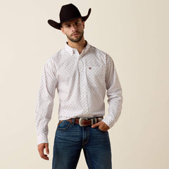 WHITE GEO PRINT