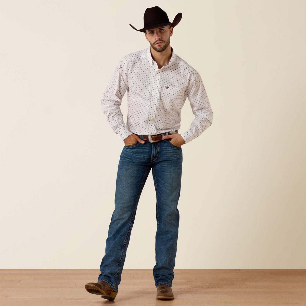 Wrinkle Free Waverly Classic Fit Shirt - US 7222