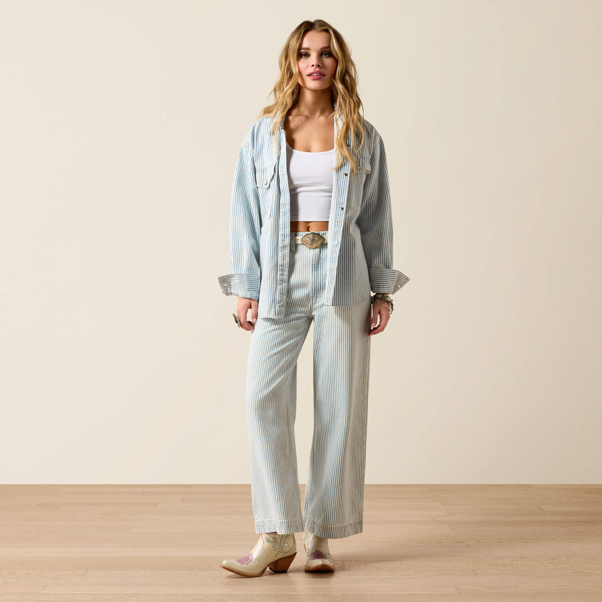 Denim Shirt Jacket - US 0283