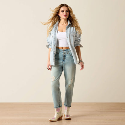 Denim Shirt Jacket - US 0283