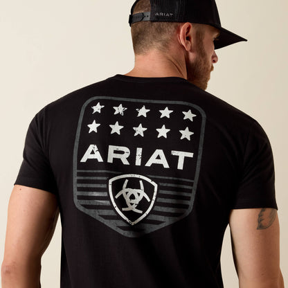 Ariat Stripe Patriotic Badge T-Shirt - US 3943